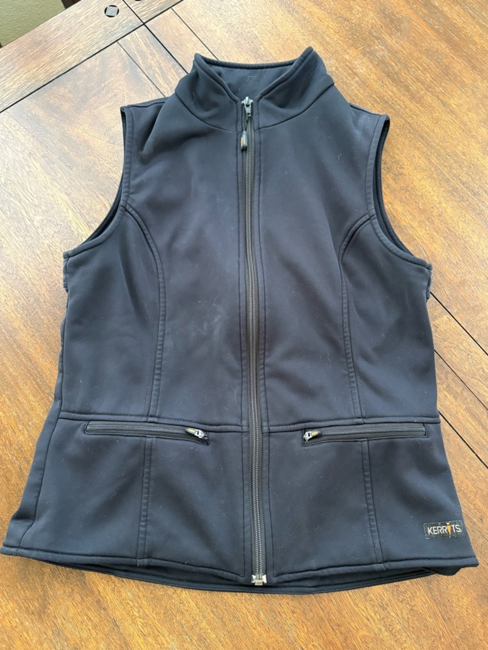 Kerrits Equestrian Performance Softshell Horse Riding Black Vest Size S - Picture 2 of 11